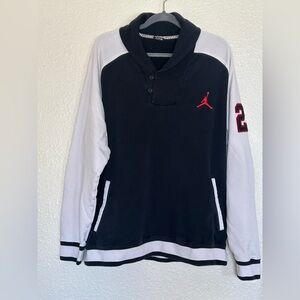 Jordan Black and White Men's Sweater Size XXL